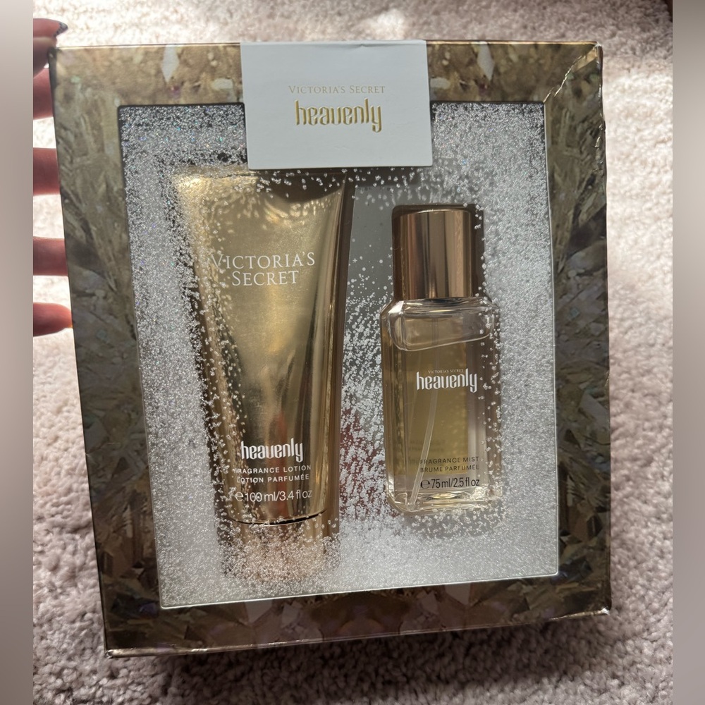 Victoria's Secret Heavenly Gold Lotion and Perfume Duo
